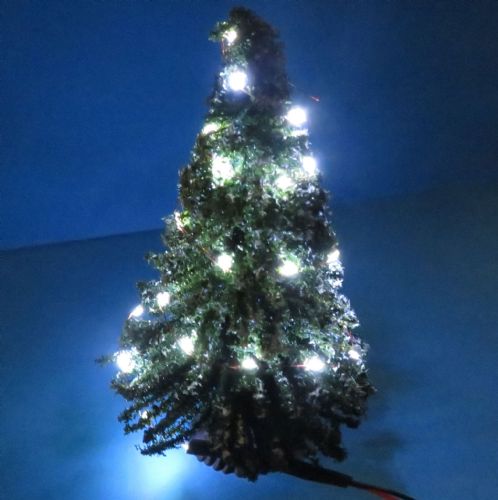 Christmas Tree with White LED Lights